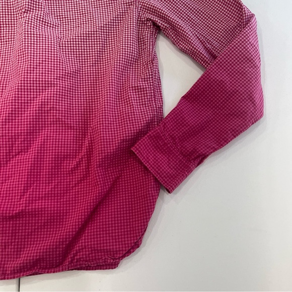 BILLIONAIRE BOYS CLUB Button Shirt Long Sleeve Astronaut Red Checkered Men’s M - Picture 11 of 12